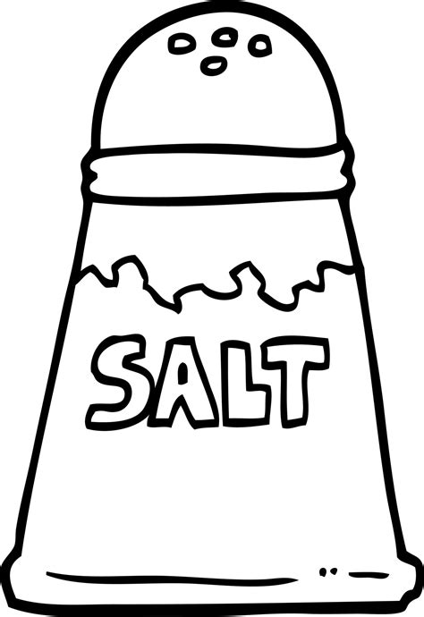 sketch black and white shale shaker|black and white cartoon salt shaker Pro Vector.